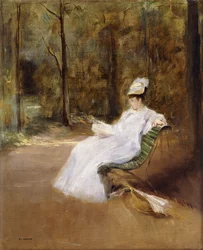 Sitting on a Bench, c.1848