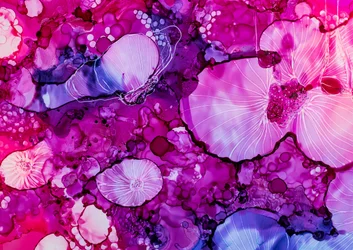 Vibrant Fluid Blooms