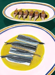 Anchovies and Mackerel in Olive Oil, Spain
