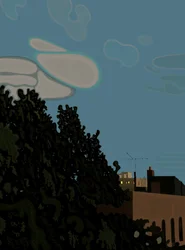 Dusk and 8th Street, Brooklyn