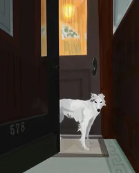 Minnie In Vestibule, Brooklyn