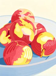 Peaches In Bowl, Brooklyn