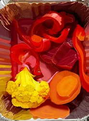 Pickled Vegetables In To Go Container