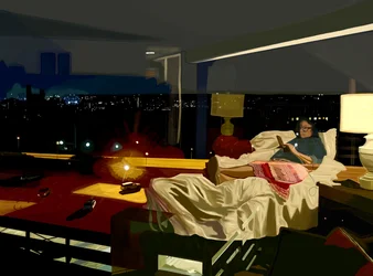 Richmond, Virginia, Hotel At Night