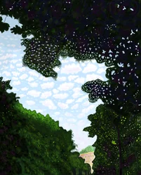 Sky and Avenue From Prospect Park, Brooklyn