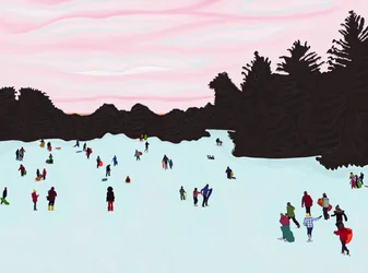 Sledding, Prospect Park