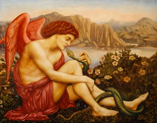 Angel with Serpent