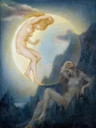 The Sleeping Earth and Wakening Moon