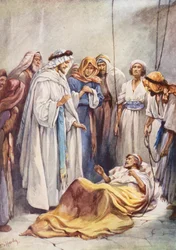 The Man who was let down through the Roof