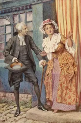Illustration for A Sentimental Journey by Laurence Sterne