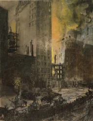 Fire on 24th Street, New York City