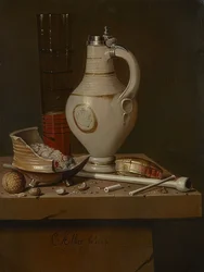 Still Life with Smoking Utensils and Beer Mug