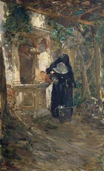 Nun at Well