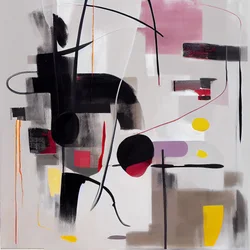 Abstract Square Painting