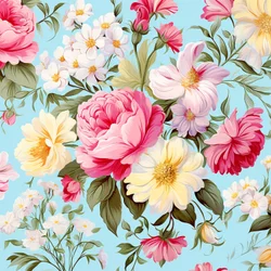 Beautiful Pink Floral Pattern