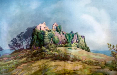 Oystermouth Castle, Near Swansea, Wales