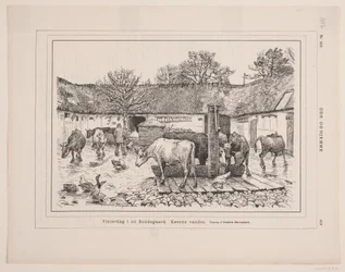 Winter Day on a Farm