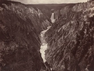 Grand Canyon of the Yellowstone and Falls, c. 1884