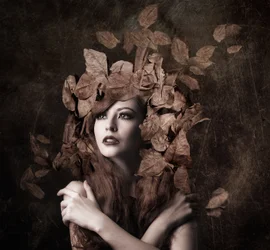 Autumn Leaf Woman