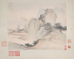 Landscapes Painted for Yuweng, dated 1673