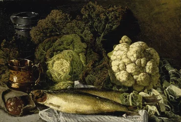 Still Life with Vegetables and Fish