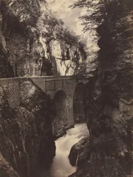 Road to Eaux-Chaudes, Pyrenees Recto, c. 1855
