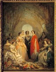 The Ladies Societarians of Comedie Francaise in their Role