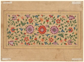 Scrolling Floral Vines (verso)
