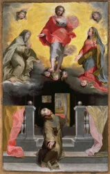 Christ Forgiving St. Francis in a Vision