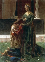 The love of the poet, Sordello and Cunizza