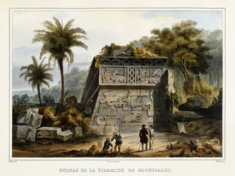 Ruins of the Pyramid of Xochicalco