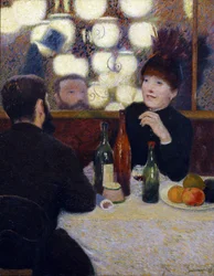 At the Cafe de la Nouvelle Athenes (Portrait of Suzanne Valadon)