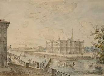 View of the Michael Palace in Saint Petersburg