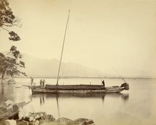 Boat on Lake Biwa