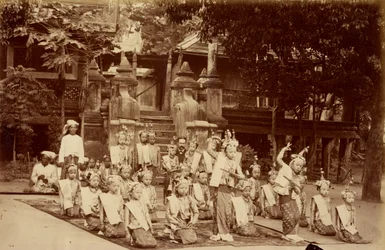 Burmese Lilliputian Danced before F.A. Victor at Mandalay