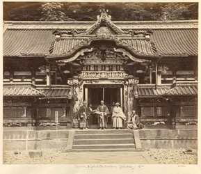 Carved and Painted Gateway at Nikko