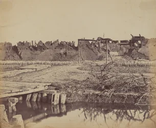 Exterior of North Fort Showing the English Entrance