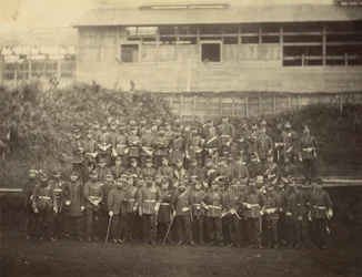 Group Portrait of the Royal Marine Battalion