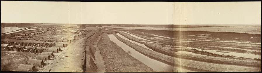 Interior of South Taku Fort, Showing the Place of Landing