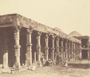 Interior of the Hindu Temple in Kootub
