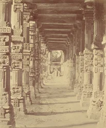 Interior of the Hindu Temple in Kootub