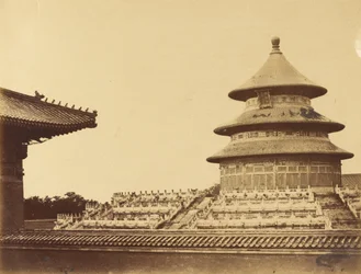 Temple of Heaven from the Place Where the Priests are Burnt in the Chinese City of Pekin. October 18