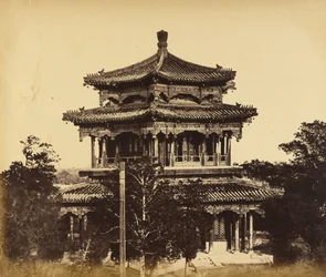 The Great Imperial Palace (Yuan Ming Yuan) Before the Burning, Pekin, October 18, 1860