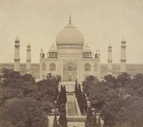 The Taj Mahal from the Entrance Gateway