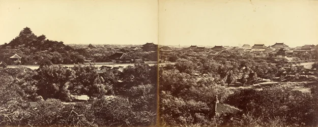 View of the Imperial Winter Palace, Peking, Showing the Artificial Hill
