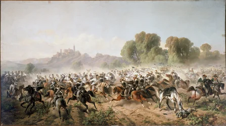 Charge of the Genoa and Savoy Cavalry at Volta Mantovana
