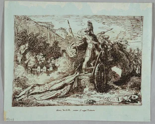Achilles Drags the Body of Hector
