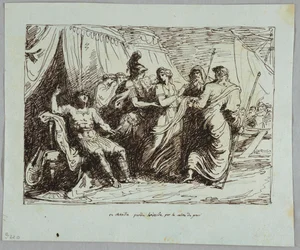 Achilles Yields Briseis