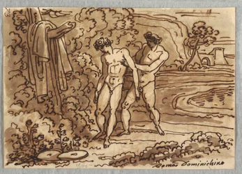 Apollo and Hyacinth, after Domenichino