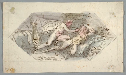 Apollo flays Marsyas, 1796–98